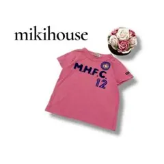 ミキハウス　ベビー　キッズ　90cm 半袖Tシャツ　カットソー　ピンク　トップス