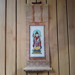 불교 제단 장식 니치렌종 기시모진 벽걸이 두루마리