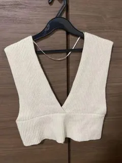 GU ニットビスチェ 編み