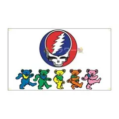 超希少　グレイトフル・デッド　初期デッドベア　ポスター　1998年製 超希少】グレイトフル・デッド デッドベア ポスター - メルカリ