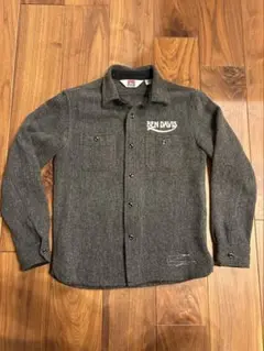 BEN DAVIS グレー 長袖シャツ 襟付き シャツ 冬 秋