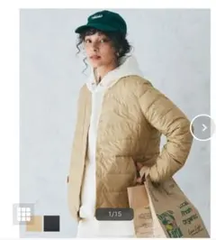 キルティング ダウンジャケット