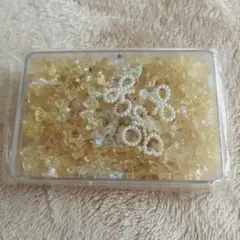 ネイルパーツ アクセサリー ネイルアート diy 手芸 デコパーツ　リボン　黄色