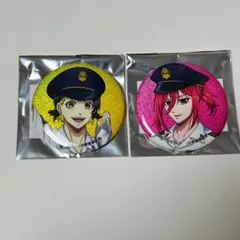 ブルロ ブルーロック 缶バッジ グリッター 駅員 描き下ろし 蜂楽廻 千切豹馬