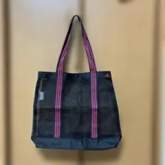 値下げ☆アディダス　エコバッグ　 黒メッシュ