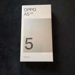 未開封・外箱シュリンク付き OPPO A5 5G本体 SIMフリー グリーン③