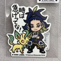 ポケモンステッカー B-SIDE LABEL セキ＆リーフィア