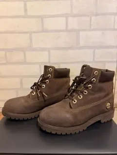 レア　金ロゴ 　ティンバーランド レースアップブーツ 茶　23㎝　27940M