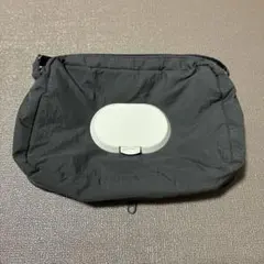 おむつポーチ ウェットティッシュケース一体型 グレー　スリコ　スリーコインズのサムネイル