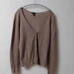 Ｈ＆М カーディガン コットン ブラウン