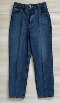 ミラオーウェン Mila Owen センタープレスマムテーパードデニムパンツ