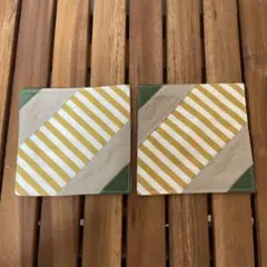 6024【2点100円、3点200円引き】パッチワークコースター