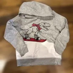 H&M 恐竜スノーボードパーカー 122/128