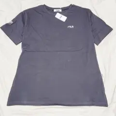 新品タグ付き フィラ 半袖Tシャツ M チャコールグレー 綿100% 刺繍のサムネイル