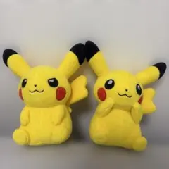 ポケモン ピカチュウ ぬいぐるみ 2種セット