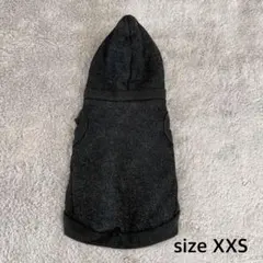 CIRCUS 犬用 フード付きパーカー ブラック size XXSのサムネイル