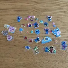 リロ・アンド・スティッチ シール おはじきシール フレークシール おすそ分け