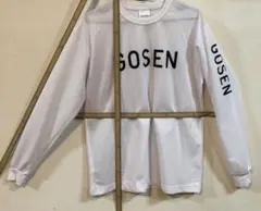 GOSEN ホワイト 長袖Tシャツ Mサイズ