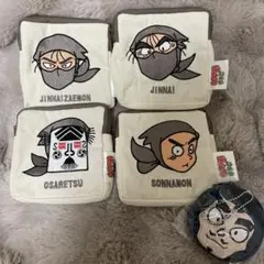 忍たま乱太郎 スクエアポーチ（山本陣内・高坂陣内左衛門・諸泉尊奈門・押都 長烈）