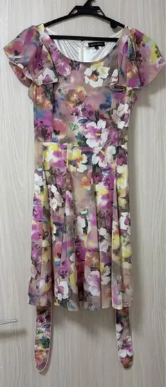 美品　MISCH MASCH フラワープリント ワンピース 38