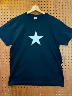 ワンスターTシャツ　Mサイズ　ブラックボディ