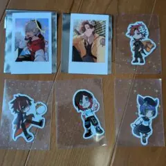 CRAZY　Raccoon　ランダムチェキカードとシールセット①