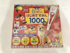 【新品未使用‼️】タッチペンで音が聞ける!はじめてずかん1000 英語つき