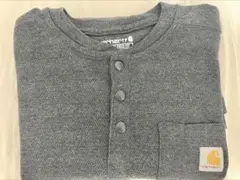 Carhartt ダークグレー ヘンリーネック Tシャツ　新品未使用⭐︎値下げ中⭐︎