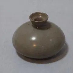 UJ3-6朝鮮半島美術 高麗時代青磁 小壺 油壺 徳利 時代物 古物 韓国美術