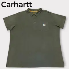 Carhartt 半袖ポロシャツ 2XL オリーブ RELAXED FITのサムネイル