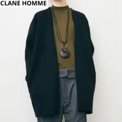 【CLANE HOMME】　コットンブレンドニットロングカーディガン　2