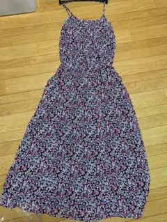 小花柄キャミマキシワンピース