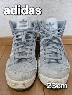【美品】adidas　アディダス　ハイカットスニーカー　23cm