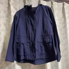 MELROSE CLAIRE フード付きネイビージャケット