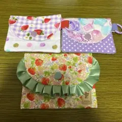 組み合わせ変更可♡新品♡ハンドメイド♡ポーチセット