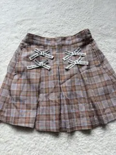 JENNI love チェック柄プリーツスカート　130cm
