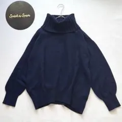 ネイビー ニット