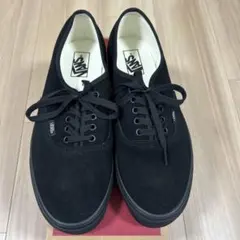 VANS オーセンティック ブラック スエード スニーカー
