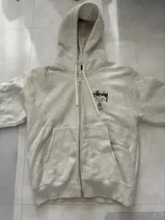 Stussy グレー フルジップパーカー L - メルカリ