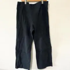 ヘインズ スウェットパンツ ワイド L 黒 綿混 リラックス お出かけ 部屋着のサムネイル