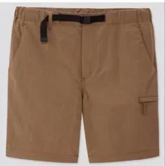 UNIQLOユニクロ ナイロンアクティブショートパンツ ブラウンM