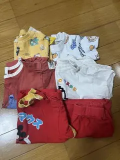 80 半袖　はぴだんぶい　ジョージ　たあ坊　ミッキー　セサミストリート