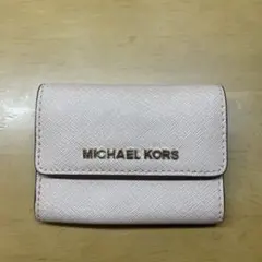 MICHAEL KORS ピンク 二つ折り 小銭入れ