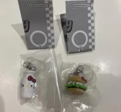 ハローキティ アメリカンデザイン めじるしアクセサリー ハンバーガー　ミルク