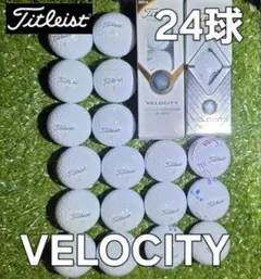 Titleist　 VELOCITY 24球【6球未使用】ホワイトのサムネイル