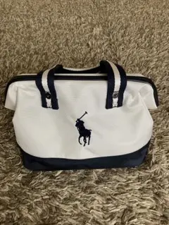 【ポロゴルフ】人気ビッグポニー刺繍×ロゴネーム ゴルフカートバッグ ベージュ RALPH LAUREN｜(RLX)Big Pony ゴルフ カート ポーチ | Rakuten