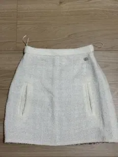 つ*こ様 CHANEL シャネル ラメ入り プリーツスカート ブラック 36