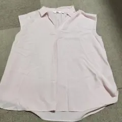UNIQLO ノースリーブシャツ Lサイズ ピンク