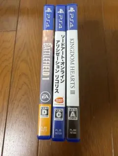 【PS4】キングダムハーツ3 BATTLEFIELD1 SAO 3本セット