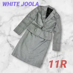 ☆ホワイトジョーラ ラメ フォーマル スーツ☆ママスーツ 11R